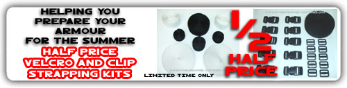 HALF PRICE STORMTROOPER STRAPPING KITS at www.Stormtrooper-Costumes.com - limited time only